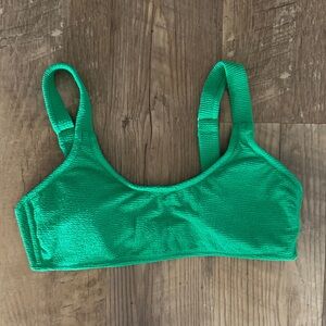 Xhilaration Green Bralette Bikini Top S Size Large